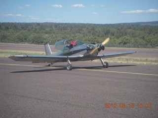 Payson Airport event - Ted's little airplane