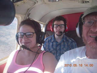 Phoebe and Phil and Adam flying in N4372J