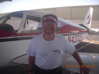 Alamo Lake airstrip - N4372J and Adam