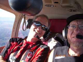 Matt and Adam flying in N4372J