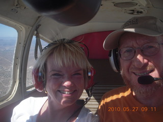 Matt and Adam flying in N4372J