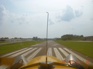 aerial from Neil's Piper Cub - landing