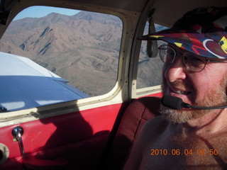 getting in and out of Neil's Piper Cub - Adam