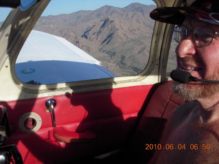 Adam flying N4372J over Verde River valley