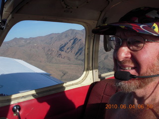 Adam flying N4372J over Verde River valley