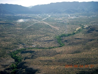 aerial - mountains near Superior