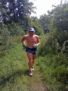 Adam running in Minnesota