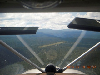 NM-RAC New Mexico back-country get-together - aerial - landing at Me-Own