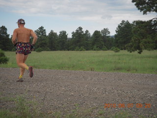 1250 7a7. New Mexico back-country trip - Negrito run - Adam running