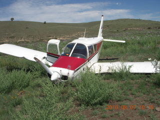 New Mexico back-country trip - N4372J after the accident