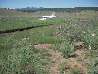 New Mexico back-country trip - N4372J after the accident