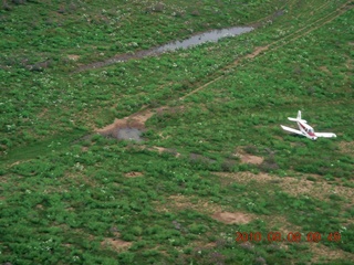 12 7a8. flight from T-or-C to Phoenix with Ken - aerial - N4372J crash site