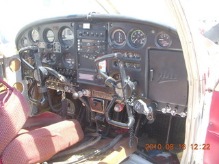 airplane wreck graveyard - N4372J panel