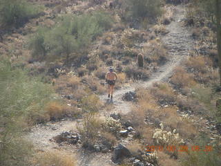 New Mexico back-country trip - Negrito run - Adam running