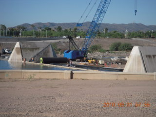 Tempe Town Lake dam work