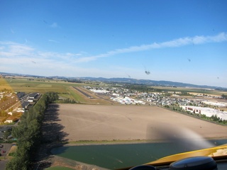 RV-7A N916RJ flight - aerial - Independence (7S5)