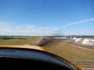 RV-7A N916RJ flight - aerial - Independence (7S5) landing