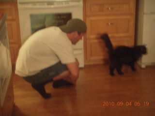 Sean and Watkins cat