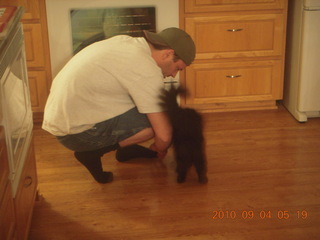 Sean and Watkins cat