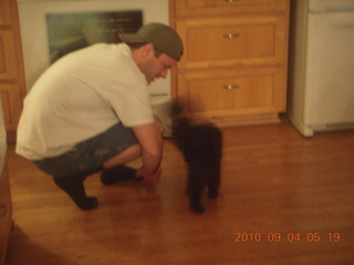 Sean and Watkins cat