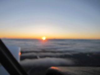 7S5 to DVT trip - aerial sunrise