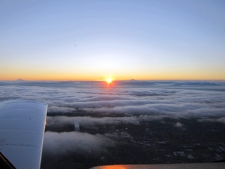 7S5 to DVT trip - aerial sunrise