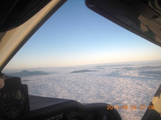 7S5 to DVT trip - aerial - Oregon clouds