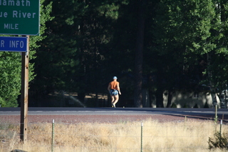 1262 7b4. 7S5 to DVT trip - Oregon - Adam running at Chiloquin State