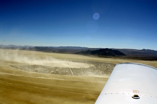 7S5 to DVT trip - aerial - Nevada - Black Rock City - Burning Man