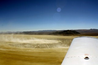 7S5 to DVT trip - aerial - Nevada - Black Rock City - Burning Man