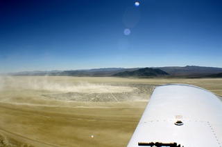 7S5 to DVT trip - aerial - Nevada - Black Rock City - Burning Man