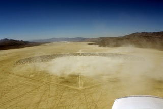 7S5 to DVT trip - aerial - Nevada - Black Rock City - Burning Man