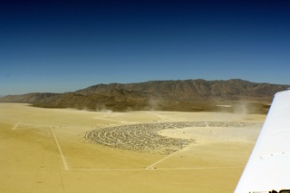 7S5 to DVT trip - aerial - Nevada - Black Rock City - Burning Man