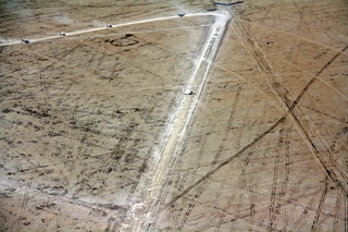 7S5 to DVT trip - aerial - Nevada - Black Rock City - Burning Man airstrip