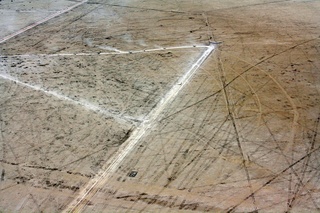 7S5 to DVT trip - aerial - Nevada - Black Rock City - Burning Man airstrip