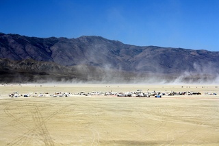 7S5 to DVT trip - aerial - Nevada - Black Rock City - Burning Man