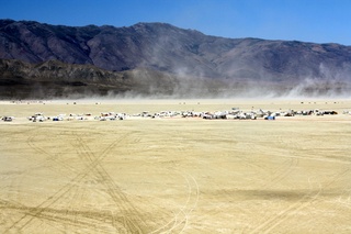 7S5 to DVT trip - aerial - Nevada - Black Rock City - Burning Man