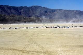 7S5 to DVT trip - aerial - Nevada - Black Rock City - Burning Man