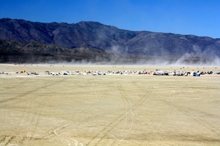 7S5 to DVT trip - aerial - Nevada - Black Rock City - Burning Man