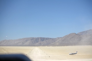 7S5 to DVT trip - aerial - Nevada - Black Rock City - Burning Man