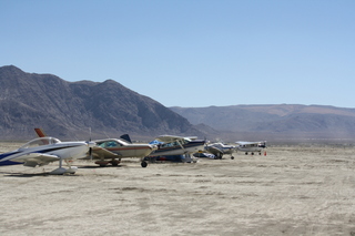 7S5 to DVT trip - Nevada - Black Rock City - Burning Man - airplanes