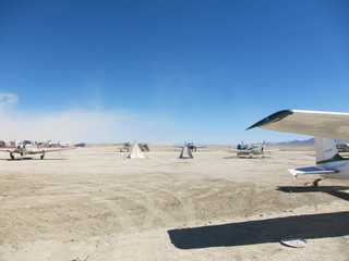 7S5 to DVT trip - Nevada - Black Rock City - Burning Man - airplanes