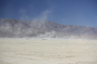 7S5 to DVT trip - Nevada - Black Rock City - Burning Man - blowing dust