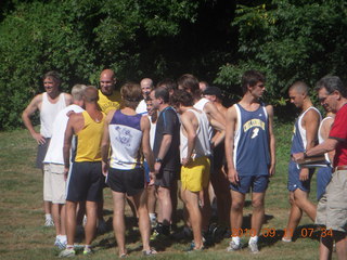 CHS XC 2010 - alumni huddle