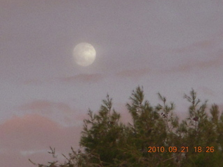 full moon seen from Pleasant Run Court