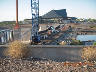 Construction on Mississippi River bridge in Minnesota