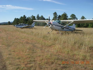 132 7c2. N8377W and another airplane at Negrito fly-in