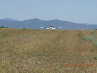 landing traffic at Me-Own airstrip