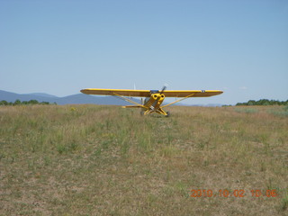 landing traffic at Me-Own airstrip