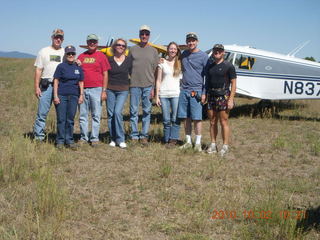 Me-Own airstrip ad-hoc fly-in group photo